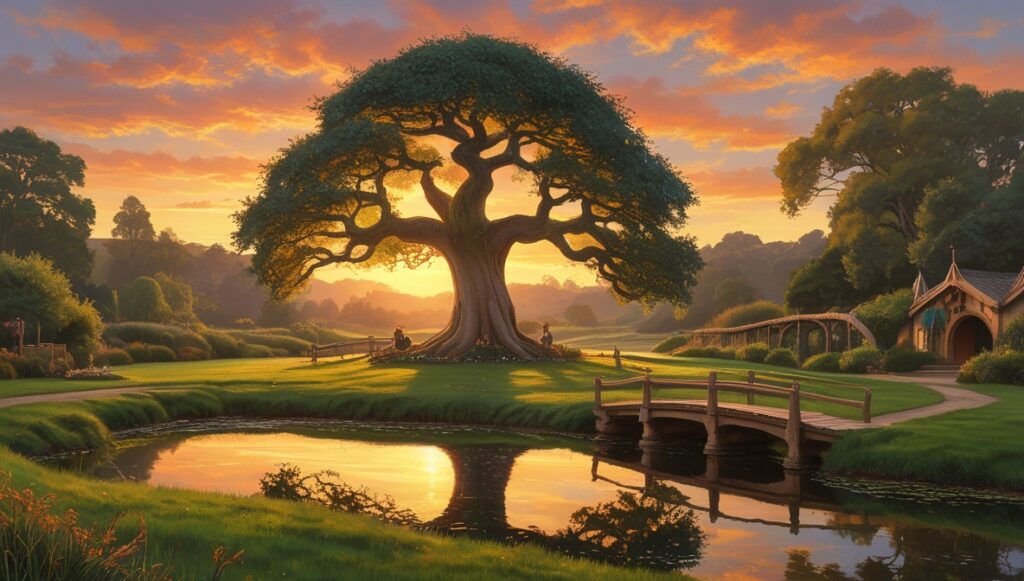 Hobbiton Movie Set